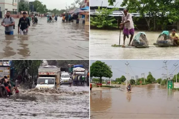 Punjab Flood News: सतलुज और ब्यास नदी के उफान से गांव डूबे