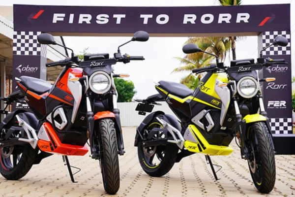 Oben Rorr Electric Bike India Launch with 2-hour charging time and 187 km range