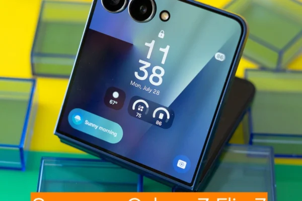 Samsung Galaxy Z Flip 7 Review: 12GB RAM, 4,300mAh बैटरी और शानदार कैमरा फीचर्स! 257866 Samsung Galaxy Z Flip 7 review AJohnson 0004 (1)