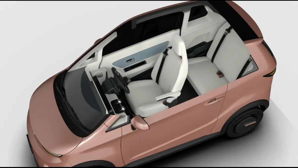 Vayve Eva भारत की सबसे सस्ती इलेक्ट्रिक कार, 250 किमी रेंज, सोलर चार्जिंग और ₹3.25 लाख कीमत के साथ लॉन्च हुई