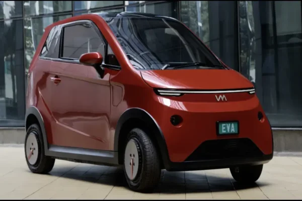 Vayve Eva भारत की सबसे सस्ती इलेक्ट्रिक कार, 250 किमी रेंज, सोलर चार्जिंग और ₹3.25 लाख कीमत के साथ लॉन्च हुई