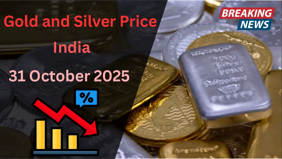 Gold and Silver Price India 31 October 2025: दिवाली के बाद सोना हुआ सस्ता, चाँदी में भी गिरावट — निवेशकों के लिए बड़ा मौका! 1 gold and silver price india रिपोर्ट: 31 अक्टूबर 2025 को भारत में चाँदी की कीमत ₹1,51,000 प्रति किलोग्राम तक पहुँची, निवेशकों का रुझान धीमा