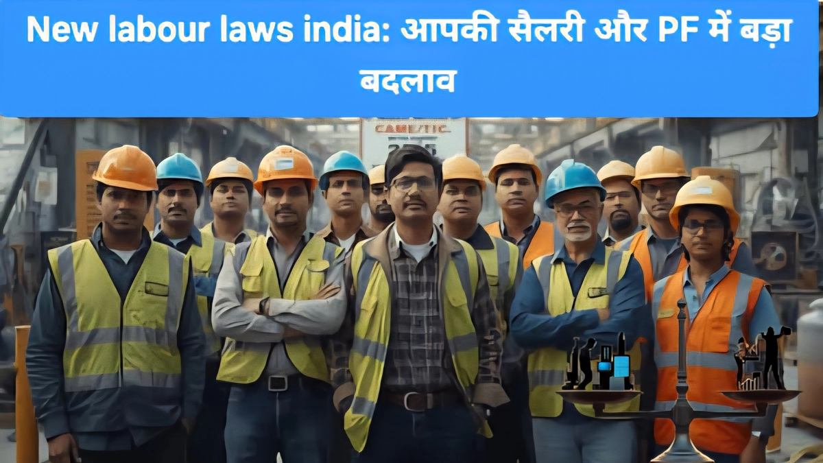 भारत में लागू होने वाले New labour laws india कर्मचारियों की सुरक्षा, सामाजिक लाभ और वेतन पारदर्शिता को मजबूत करने वाला महत्वपूर्ण बदलाव हैं।
