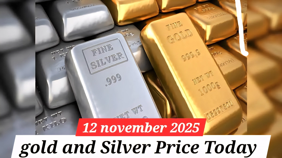 Gold and Silver Price 12 November 2025 के तहत आज भारत में सोना ₹12,551 प्रति ग्राम और चांदी ₹162 प्रति ग्राम, शहरवार रेट अपडेट।