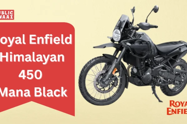 स्टील्थ ब्लैक डिजाइन में Royal Enfield Himalayan 450 Mana Black का नया एडवेंचर लुक, रैली स्टाइल फीचर्स के साथ लॉन्च से पहले चर्चा में।
