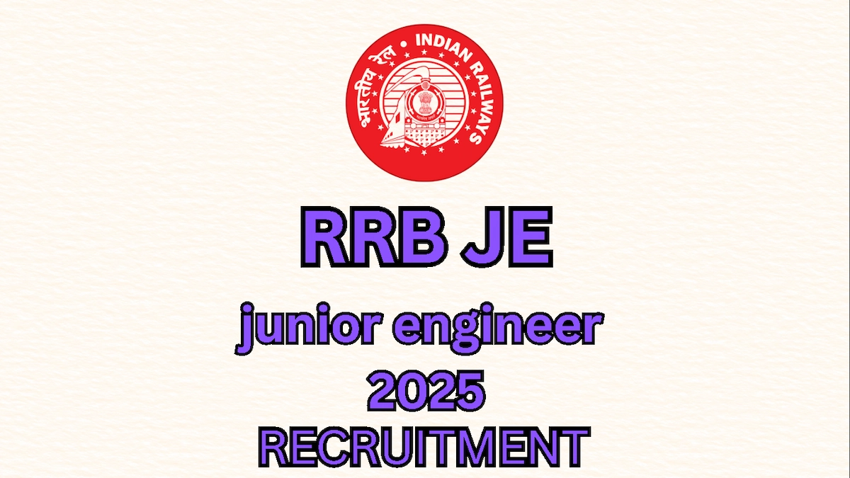 RRB JE Recruitment 2025 – भारतीय रेलवे में आवेदन की अंतिम तिथि 12 दिसंबर RRB JE Recruitment 2025 – आवेदन की अंतिम तिथि 12 दिसंबर 2025