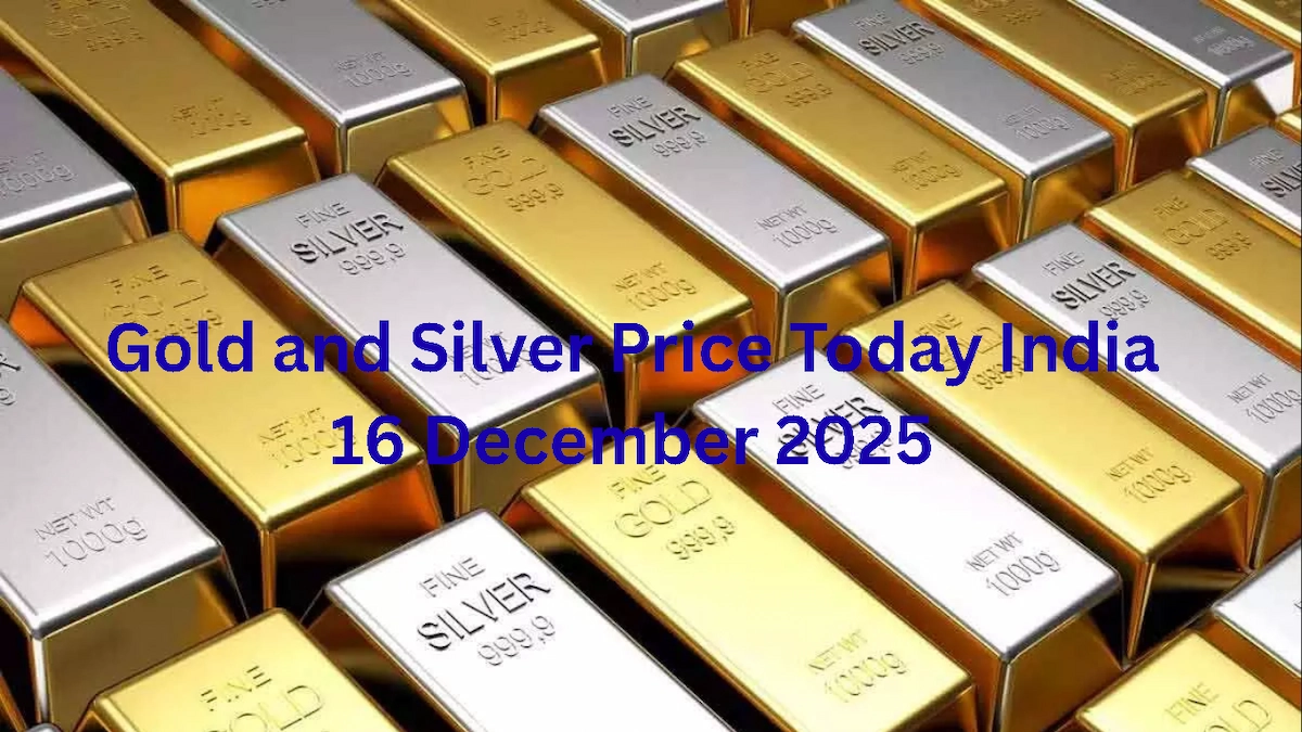 Gold and Silver Price Today India 16 December 2025 में भारत में 22K-24K सोना और चांदी की कीमतों की जानकारी
