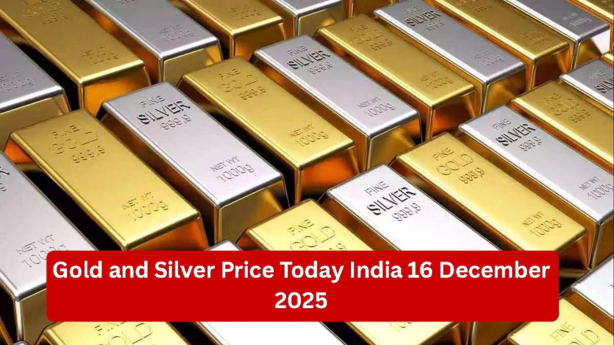 Gold and Silver Price Today India 16 December 2025 के तहत भारत में सोना और चांदी के ताज़ा बाजार भाव
