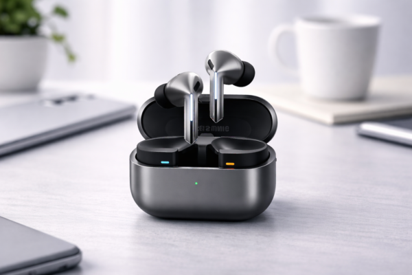 Samsung Galaxy Buds 4 Pro के वायरलेस ईयरबड्स, स्टाइलिश और आधुनिक डिज़ाइन