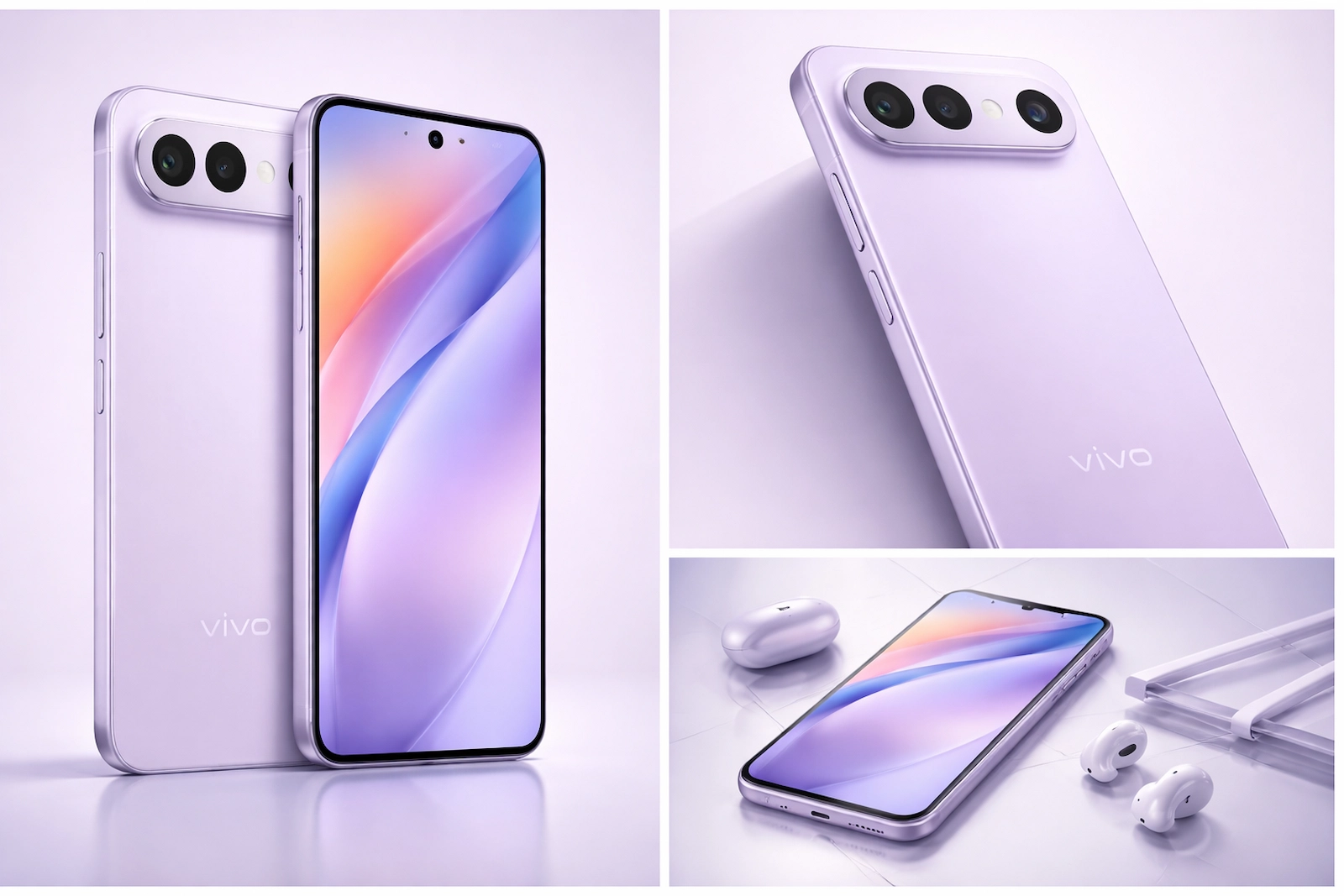 vivo X300 FE का रियलिस्टिक रेंडर, जिसमें ट्रिपल रियर कैमरा, स्लीक डिजाइन और प्रीमियम फिनिश साफ दिखाई दे रही है