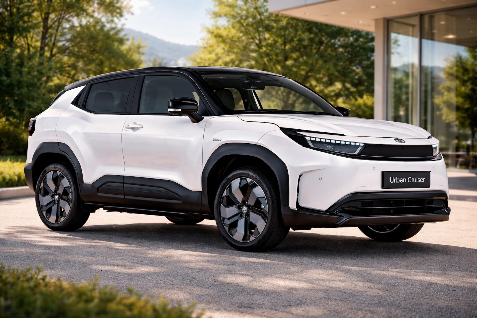 Toyota Urban Cruiser EV: 400 km रेंज और DC फास्ट चार्जिंग के साथ नई इलेक्ट्रिक एसयूवी 1 Toyota Urban Cruiser EV की उच्च गुणवत्ता वाली तस्वीर, जिसमें इसकी शानदार डिजाइन और इलेक्ट्रिक तकनीक को दिखाया गया है।