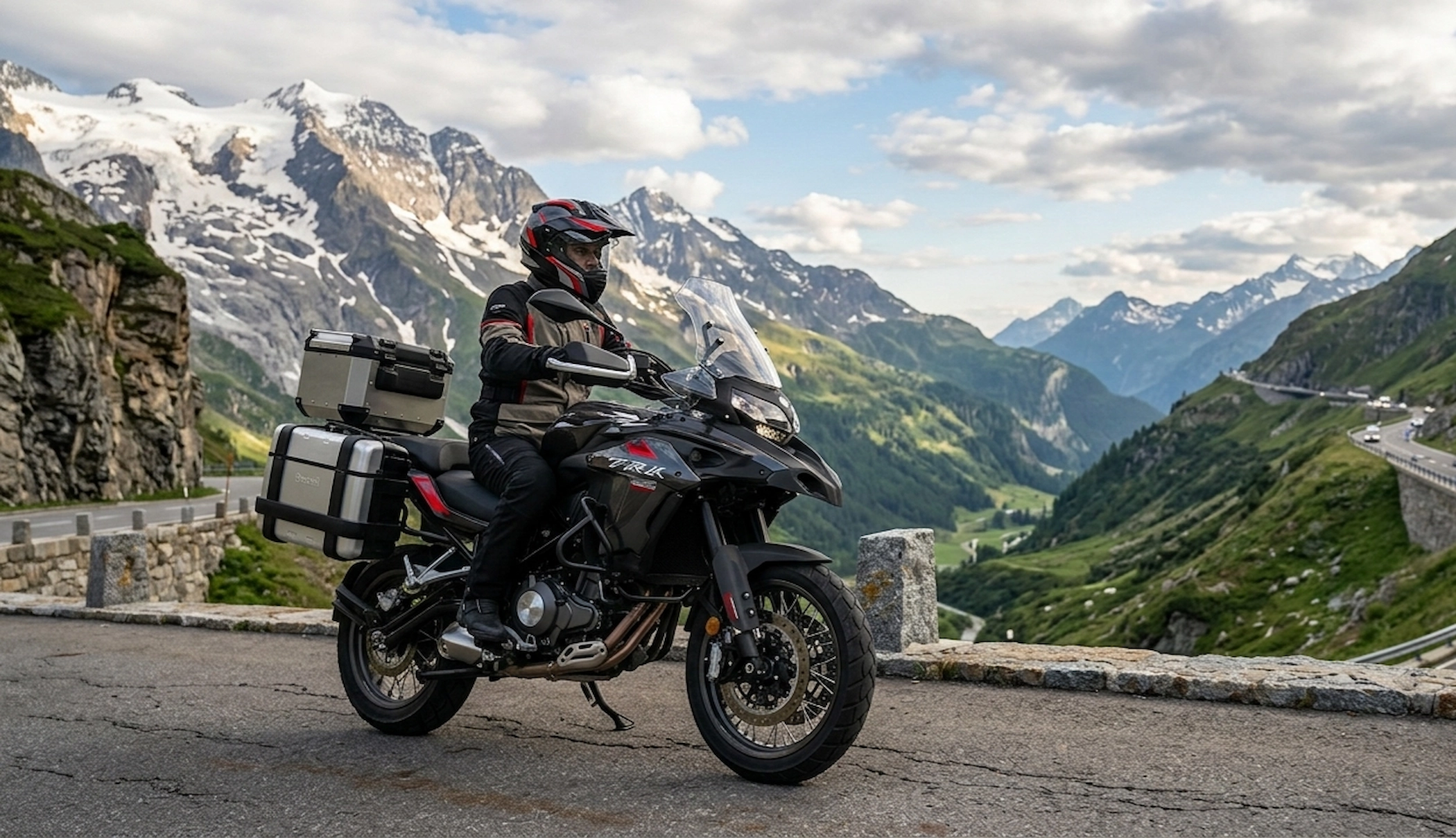 Benelli TRK 502 बाइक का इंटीरियर्स और डिजाइन 499.6 CC