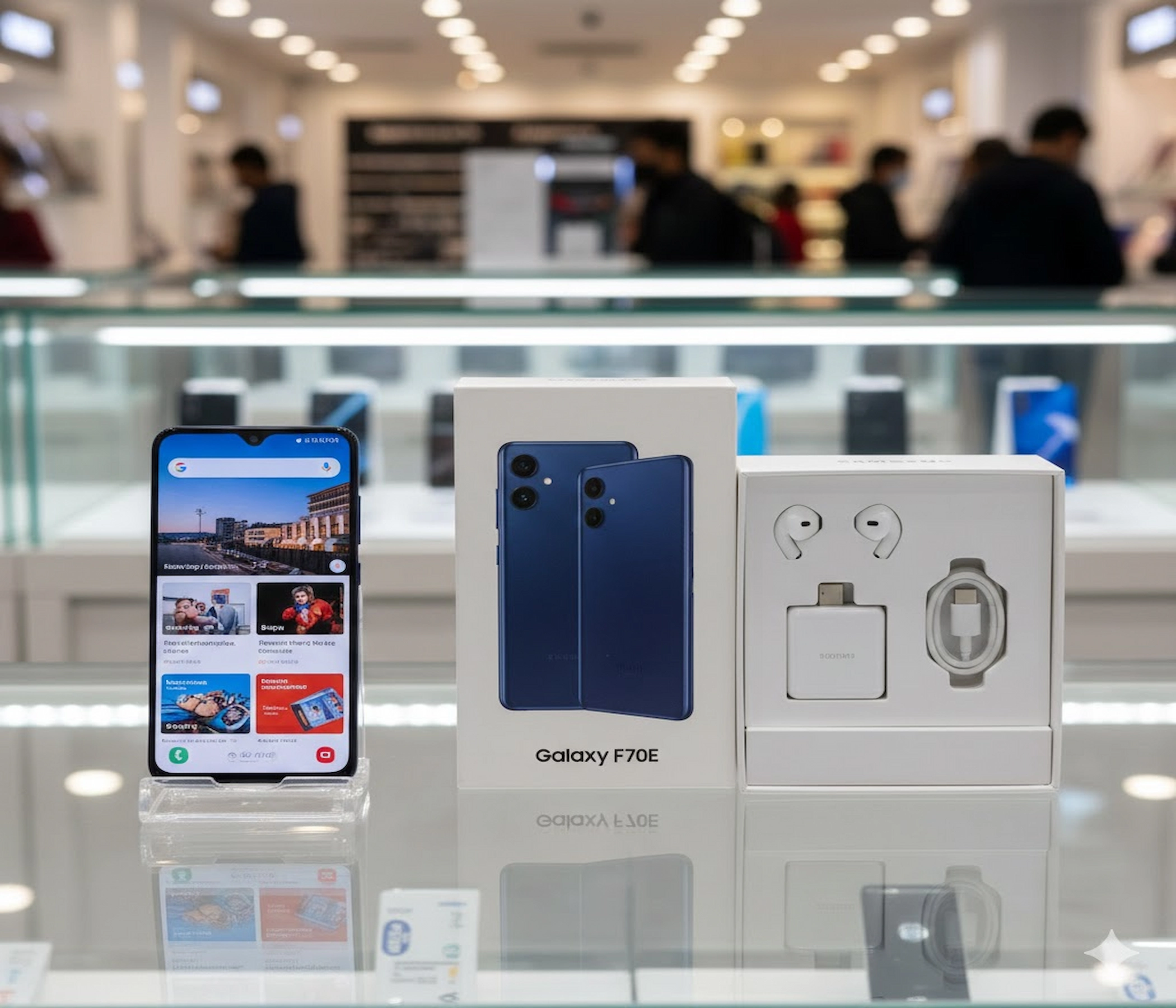 Samsung Galaxy F70e 2026 – दमदार 6000mAh बैटरी और 50MP कैमरा के साथ 5G स्मार्टफोन 1 Samsung Galaxy F70e 5G स्मार्टफोन, 6000mAh बैटरी और 50MP कैमरा (Samsung Galaxy F70e)