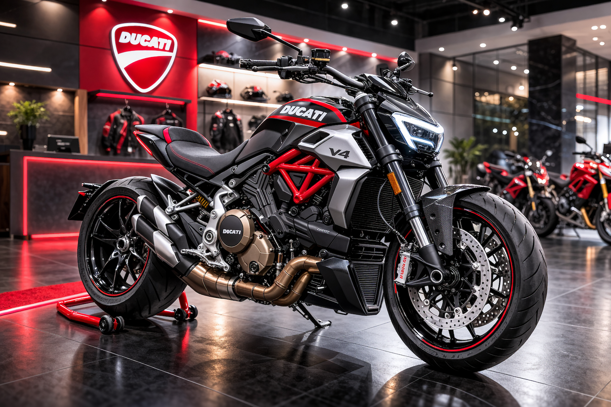 Ducati XDiavel V4 डिज़ाइन और परफॉर्मेंस Ducati XDiavel V4 का स्टाइलिश डिज़ाइन और 1158cc V4 इंजन