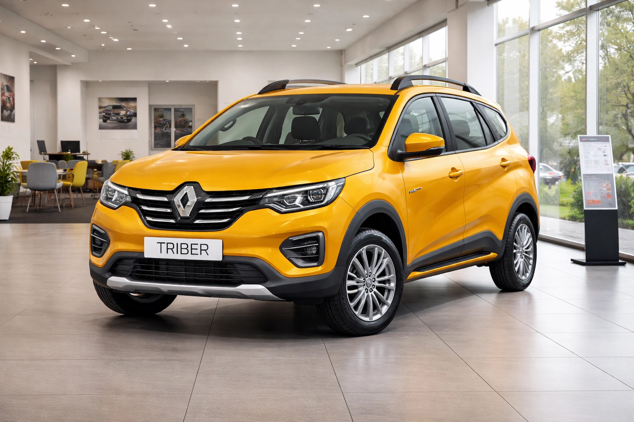 Renault Triber 7 सीटों के साथ Renault Triber 7 सीटों के साथ और शानदार डिज़ाइन