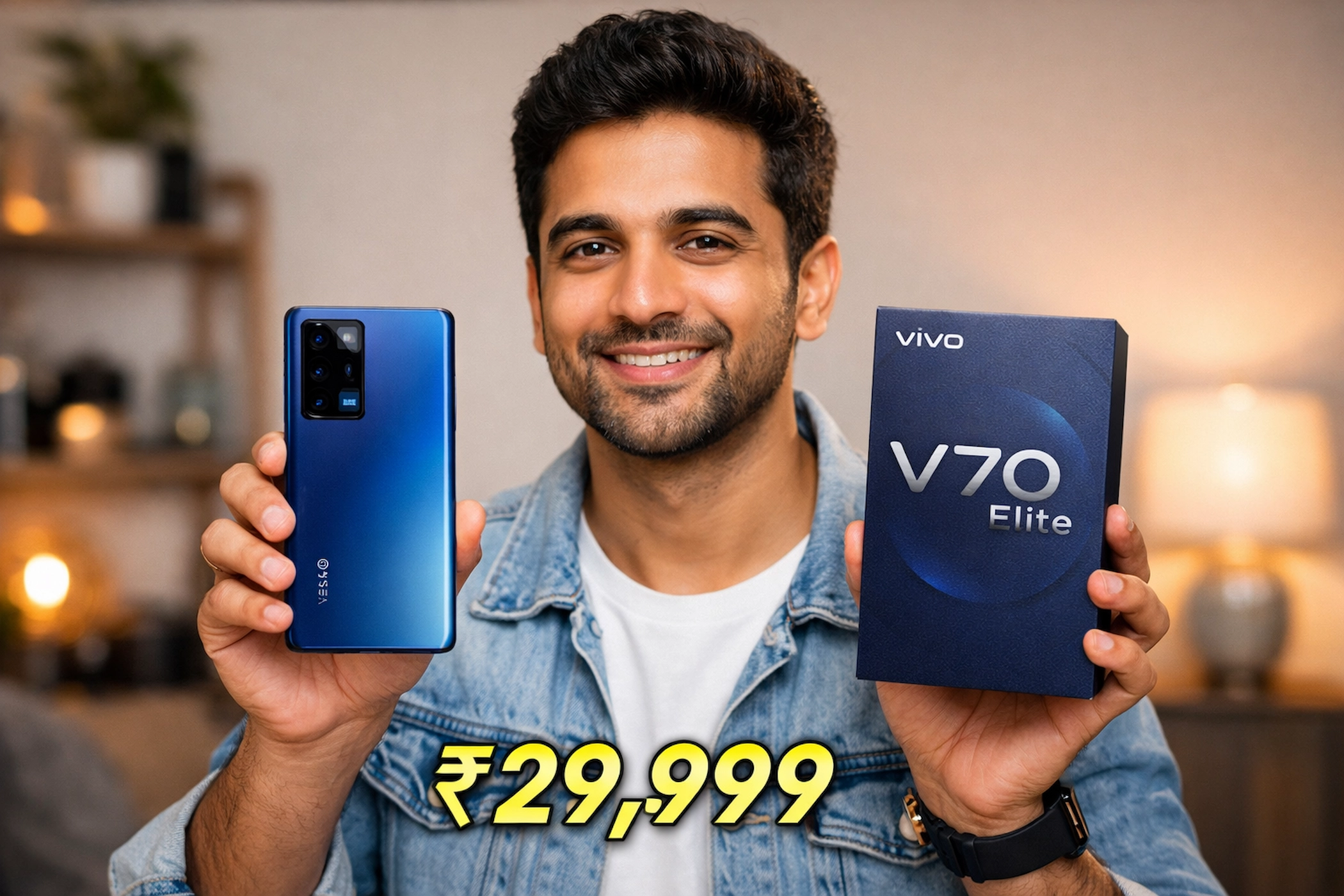 Vivo V70 Elite स्मार्टफोन 6.7 इंच AMOLED डिस्प्ले और Qualcomm Snapdragon 870 प्रोसेसर के साथ