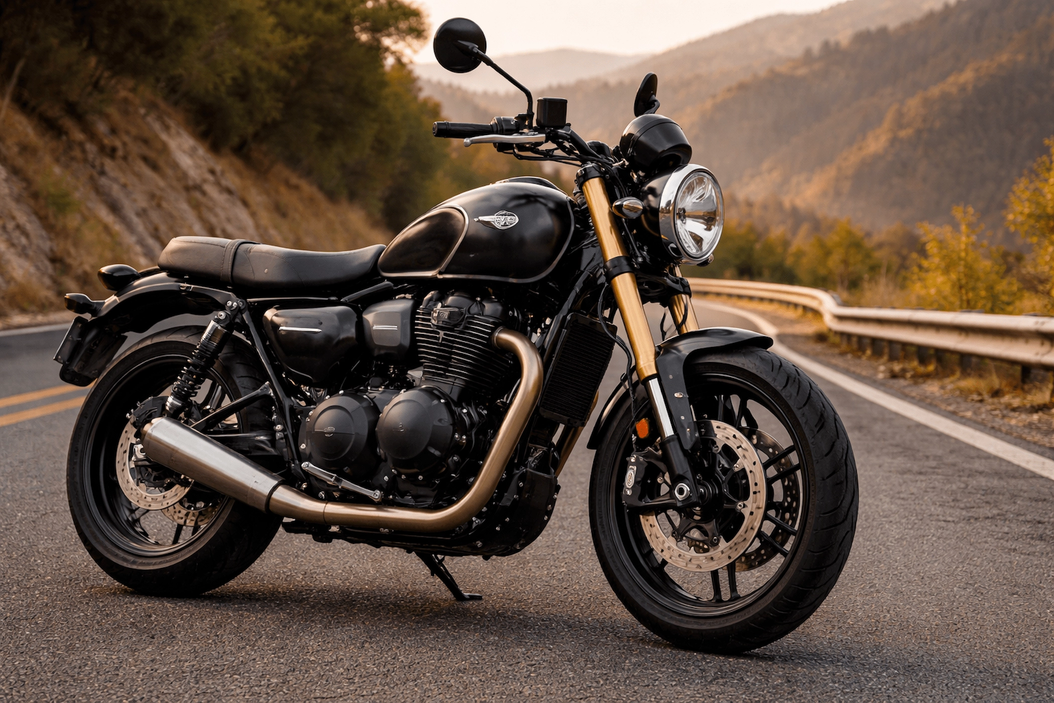 Triumph 350cc retro style बाइक लॉन्च Triumph 350cc अप्रैल 2026 में लॉन्च होने वाली retro style बाइक, जिसमें प्रीमियम डिजाइन, दमदार इंजन और शानदार रोड प्रेजेंस दिख रही है