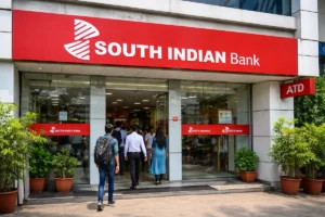South Indian Bank Recruitment 2026 के तहत बैंक शाखा का बाहरी दृश्य