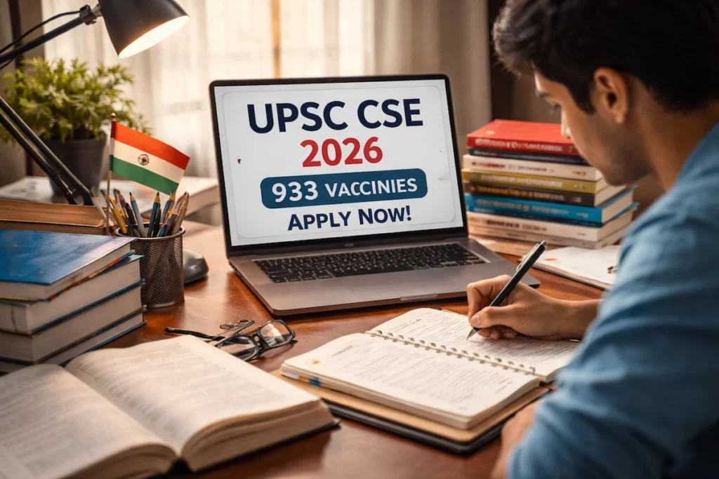 UPSC CSE 2026 नोटिफिकेशन, 933 सिविल सर्विसेस पदों के लिए आवेदन करें (UPSC CSE 2026 Notification)