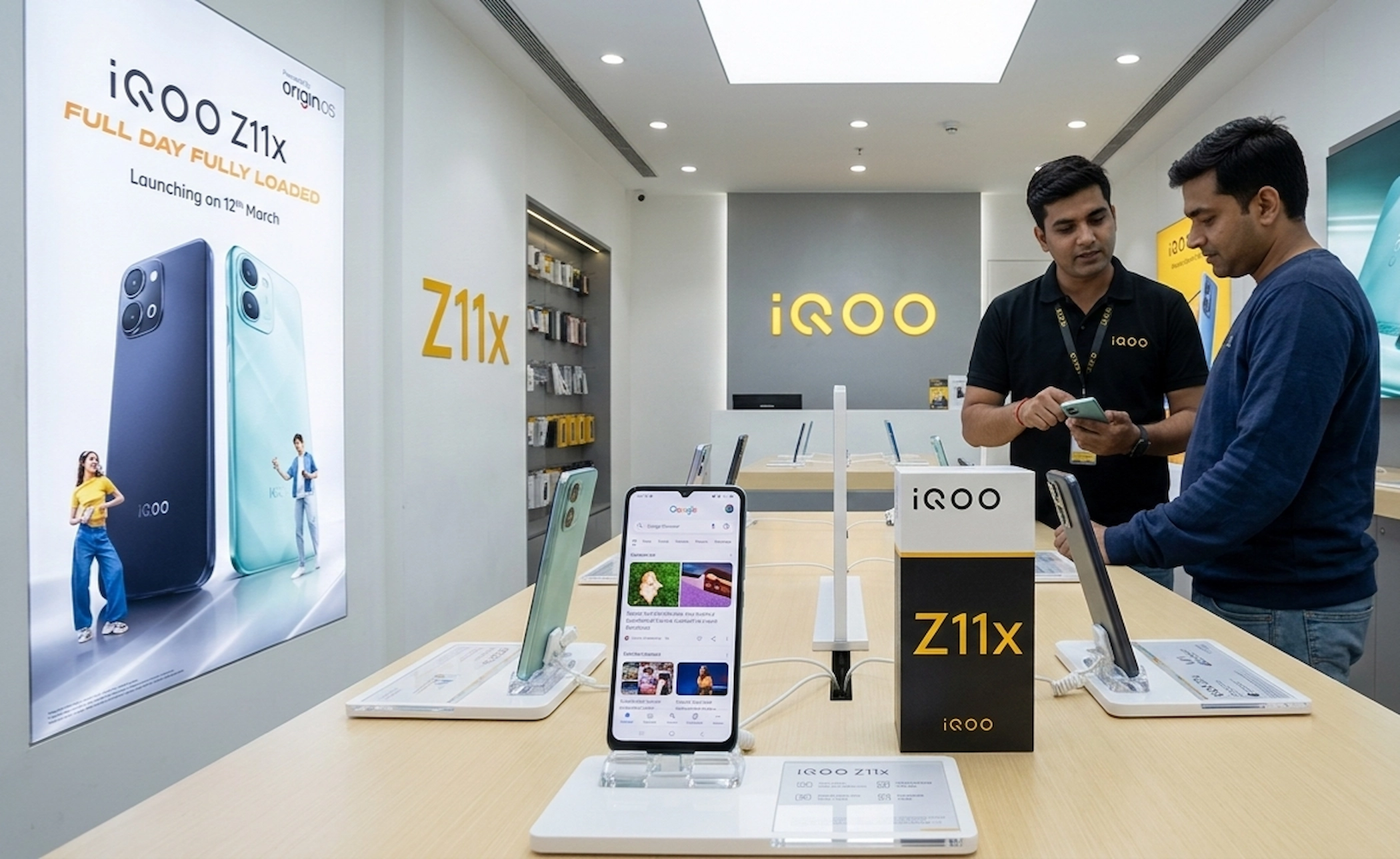iQOO Z11x 5G: 12 मार्च को भारत में होगा लॉन्च! 7,200mAh बैटरी और Dimensity 7400 Turbo का धमाका 1 iQOO Z11x स्मार्टफोन का 50MP कैमरा और सेल्फी अनुभव