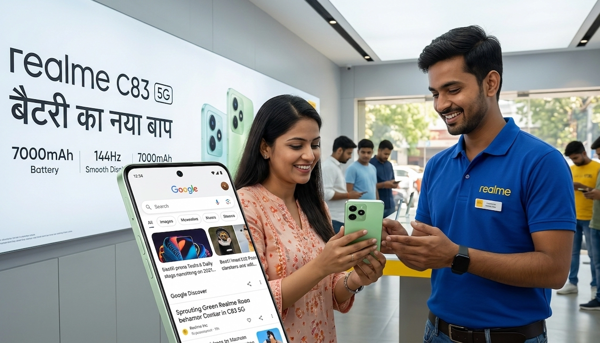 Realme C83 5G: 7 मार्च को होगा लॉन्च! 7000mAh बैटरी और 144Hz डिस्प्ले के साथ नया बजट किंग 2 Realme C83 5G स्मार्टफोन का 50MP कैमरा और शानदार फोटो क्वालिटी