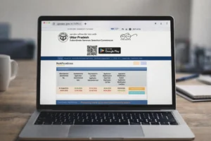 UPSSSC Teacher Cadre 2026 भर्ती के ऑनलाइन आवेदन, रिक्तियाँ, योग्यता और शुल्क के साथ पूरी जानकारी का दृश्य।