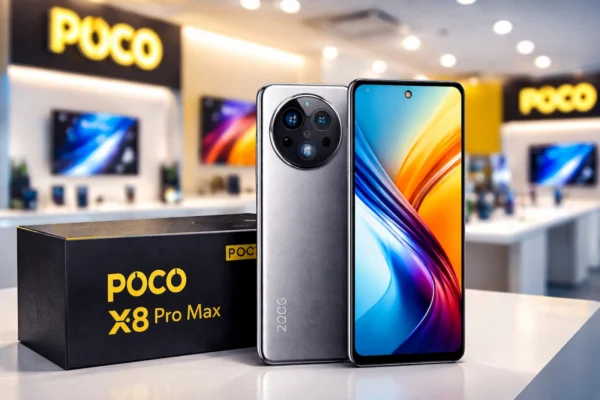 POCO X8 Pro Max 2026 स्मार्टफोन का 6.83 इंच AMOLED डिस्प्ले, 9000mAh बैटरी और डुअल कैमरा