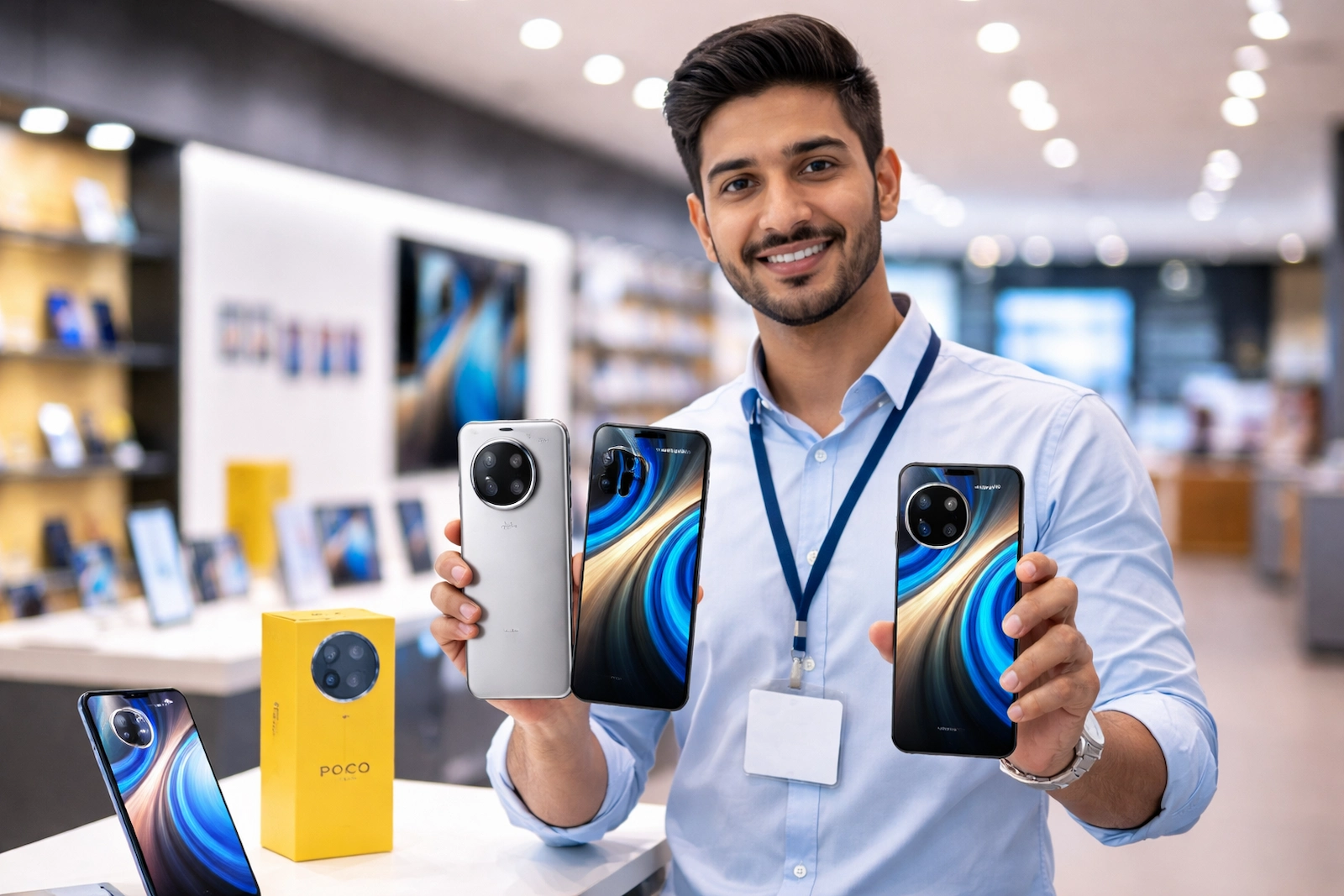 POCO X8 Pro Max 2026 कैमरा और बैटरी POCO X8 Pro Max 2026 का डुअल रियर कैमरा और 9000mAh बैटरी (POCO X8 Pro Max 2026)