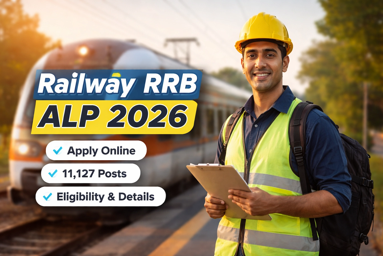Railway RRB ALP 2026 आवेदन Railway RRB ALP 2026 ऑनलाइन आवेदन, पात्रता, आयु सीमा और चयन प्रक्रिया की जानकारी