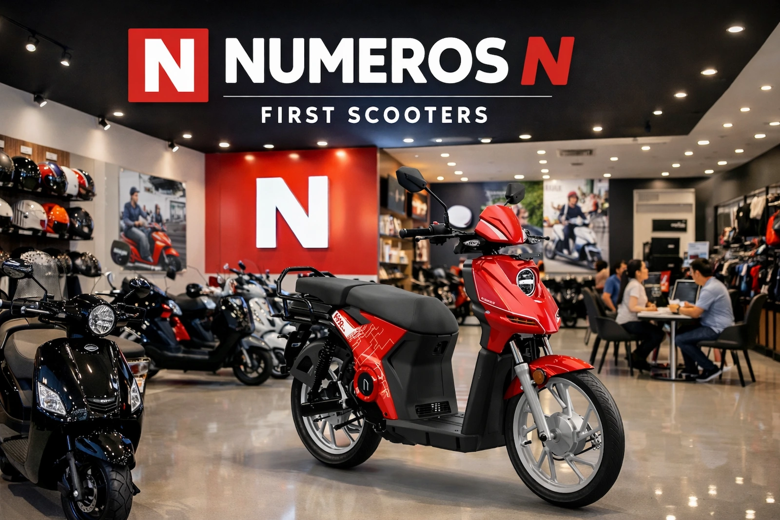 Numeros N First Electric Scooter का स्मार्ट डैशबोर्ड, मजबूत फ्रेम और इलेक्ट्रिक मोटर के साथ 85 किमी रेंज देने वाला आधुनिक EV स्कूटर