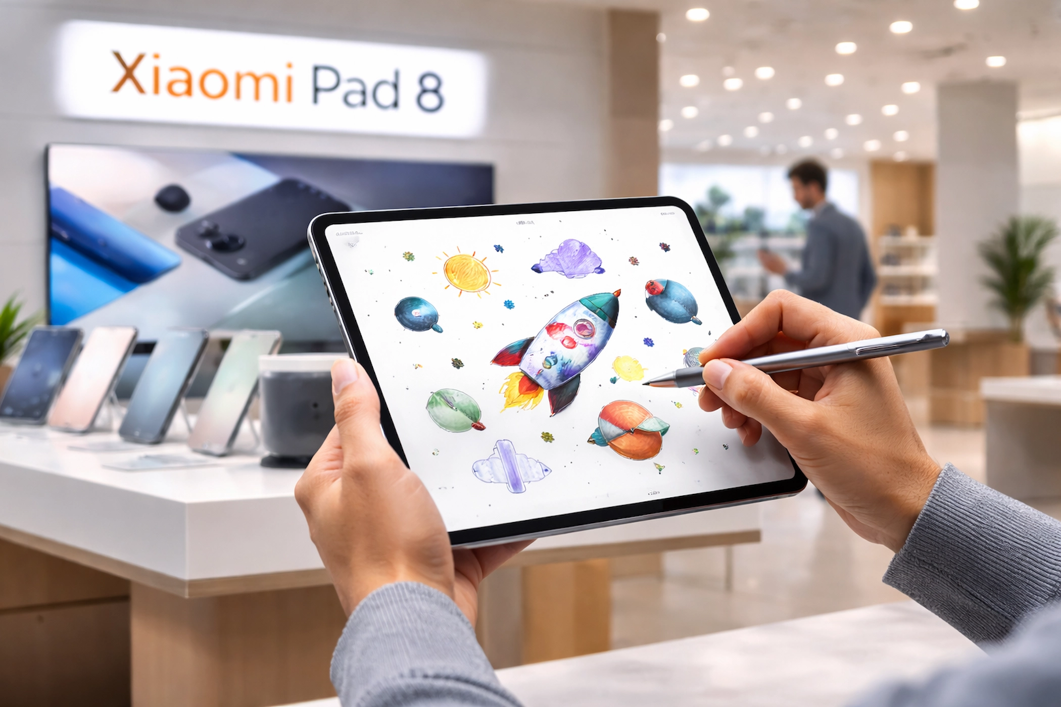 Xiaomi Pad 8 का 11.2 इंच 3.2K IPS LCD डिस्प्ले और अल्ट्रा-स्लिम बॉडी दिखाता है, प्रीमियम डिजाइन और पोर्टेबल लुक