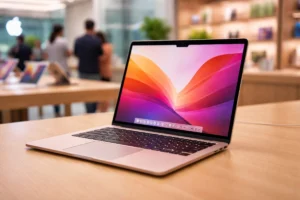 MacBook Neo लैपटॉप में 13-इंच Liquid Retina, 16 घंटे बैटरी लाइफ और स्टाइलिश डिज़ाइन शामिल है