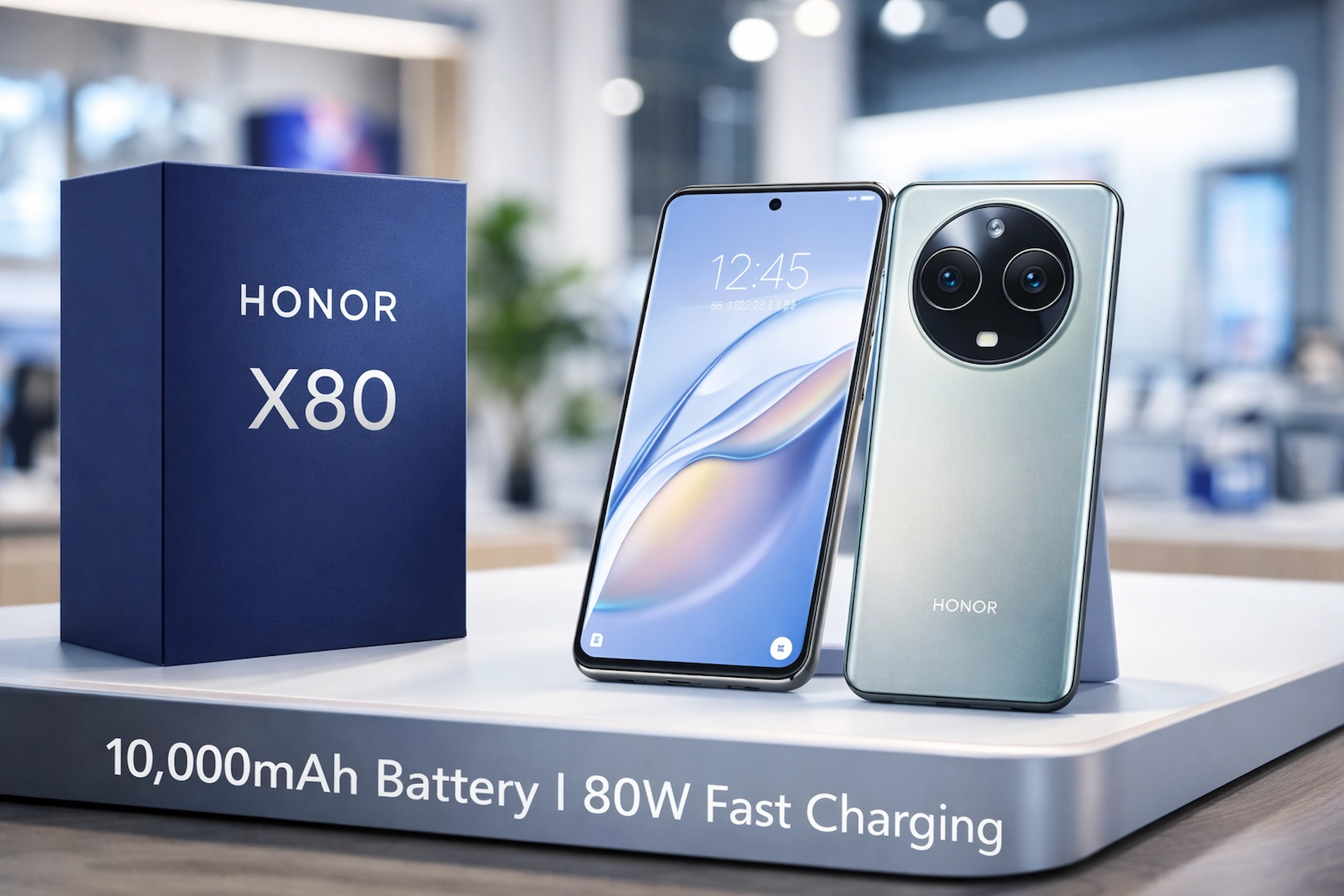 Honor X80 का डुअल 50MP + 8MP रियर कैमरा और 6.8 इंच OLED डिस्प्ले 120Hz रिफ्रेश रेट के साथ