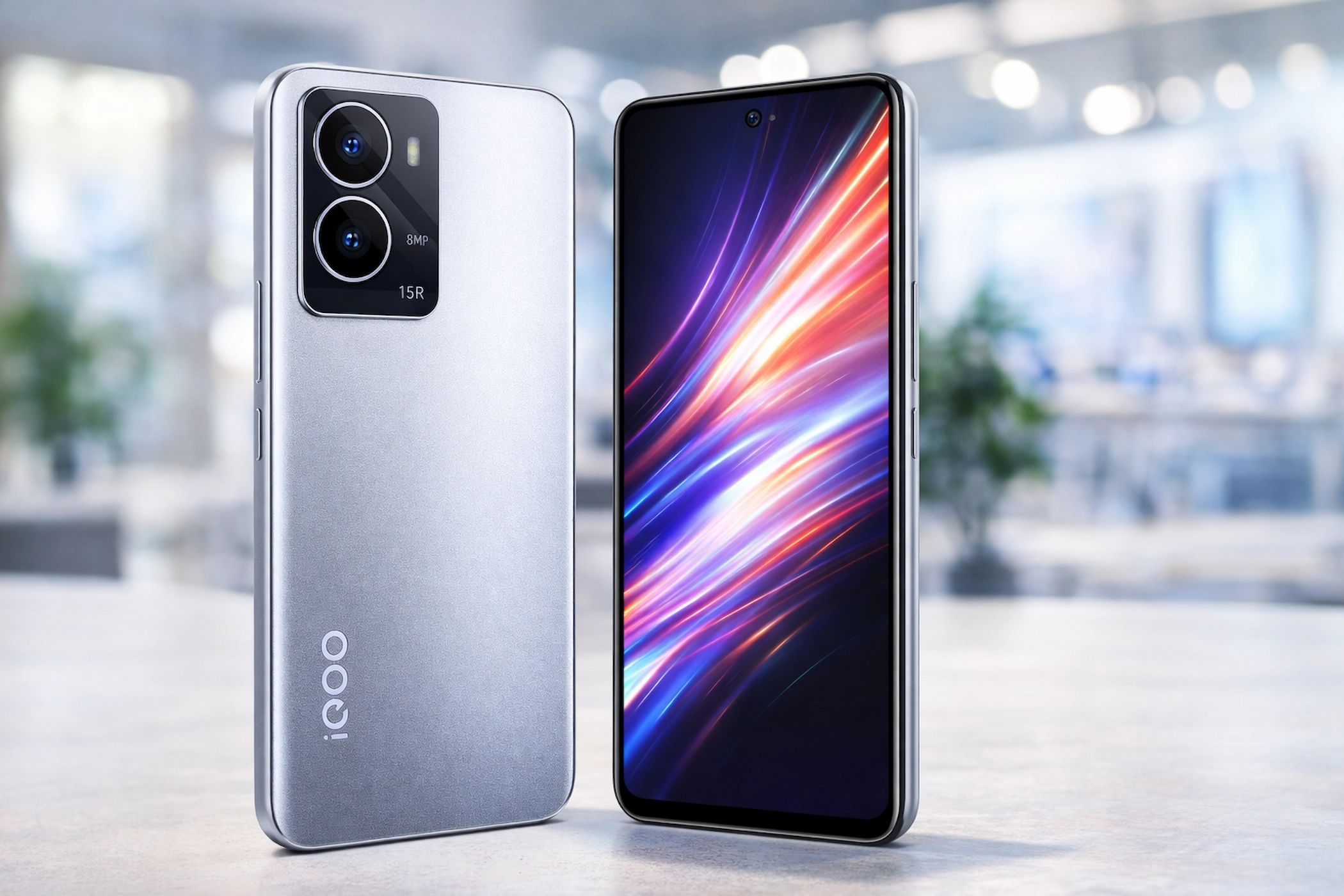 iQOO 15R का डुअल 50MP + 8MP रियर कैमरा और 144Hz रिफ्रेश रेट AMOLED डिस्प्ले के साथ