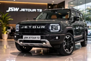 JSW Jetour T2 2026, हाई-टेक इंटीरियर और PHEV इंजन के साथ भारत में आने वाली मिड-साइज़ SUV