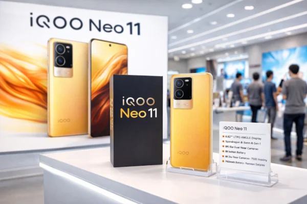iQOO Neo 11 में 7,500mAh बैटरी और 50MP + 8MP डुअल रियर कैमरा, 16MP फ्रंट कैमरा सहित हाई-परफॉर्मेंस